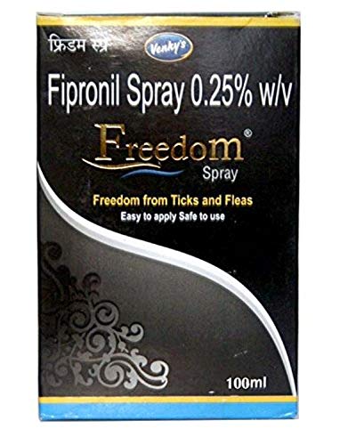 Venky's Freedom Fipronil 0.25% Spray for Dogs & Cats – Tick & Flea Control