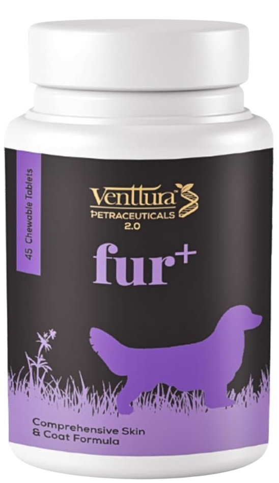 Venttura Fur+ Chewable Tablets – Comprehensive Skin & Coat Support