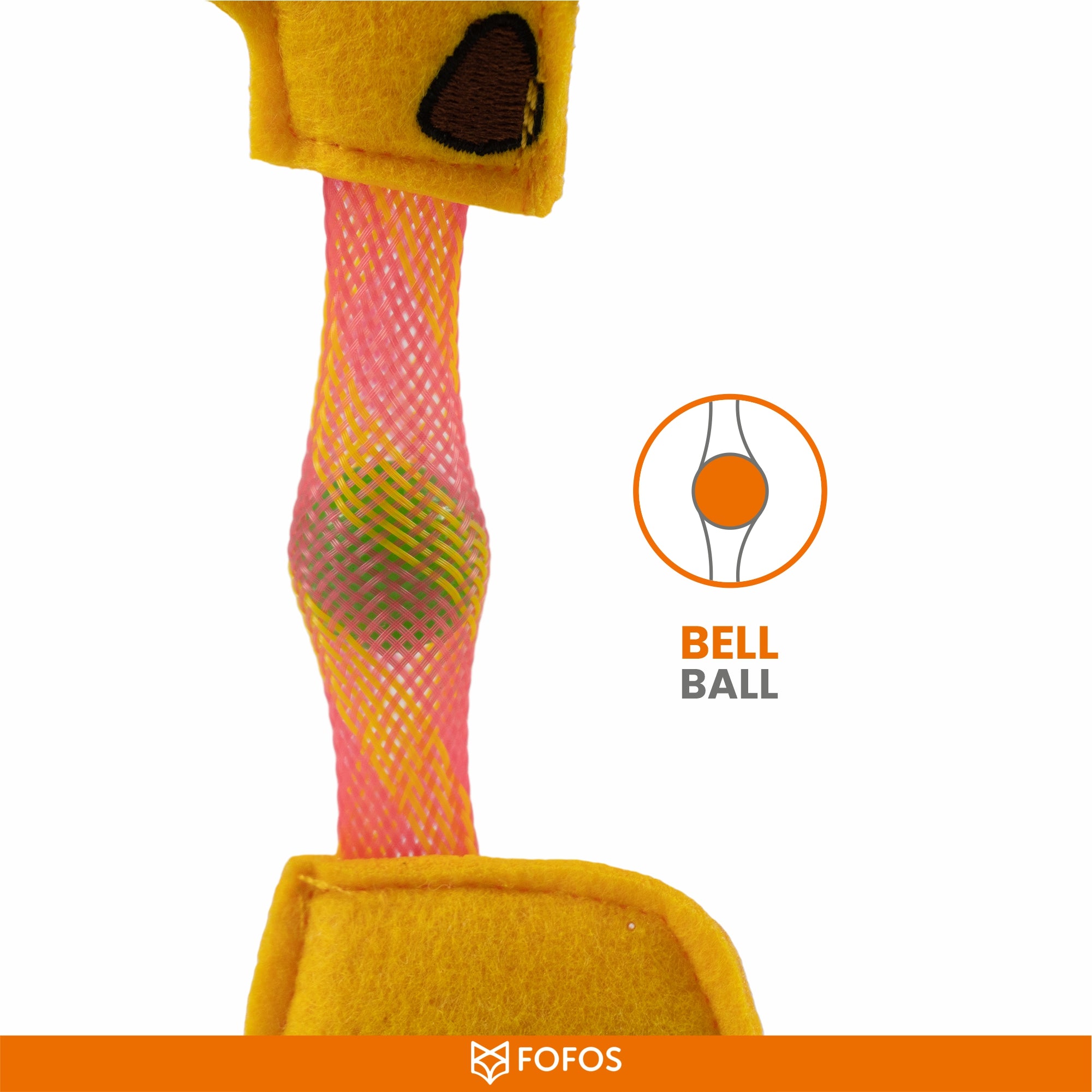 Fofos Cat Flick Giraffe Tube Toy