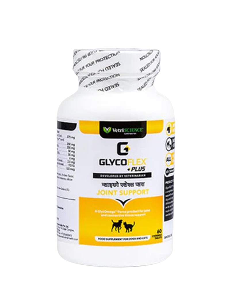 VetriScience GlycoFlex Plus Joint Support Chewable Tablets for Dogs & Cats