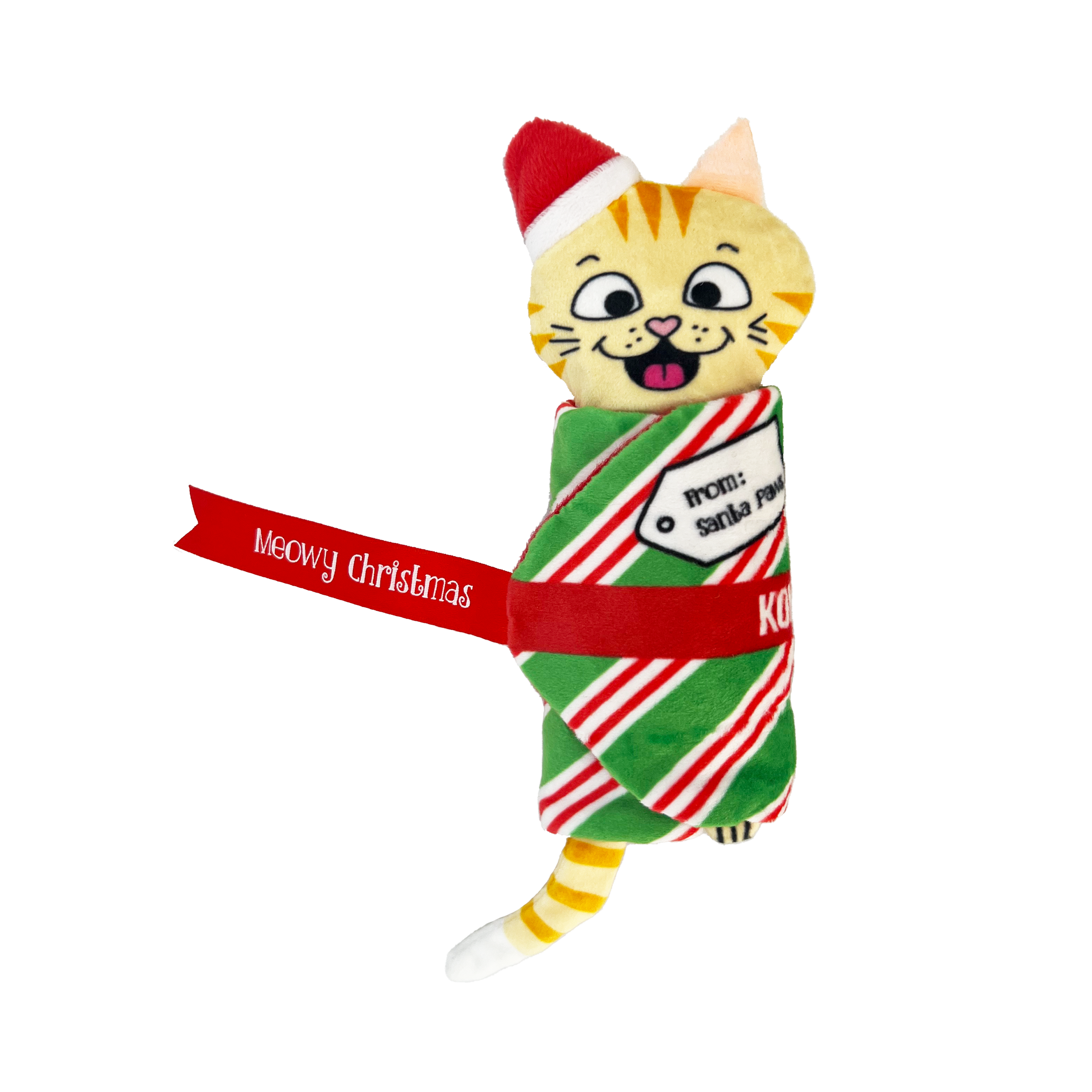 Kong Holiday Pull-A-Partz Present Cat Toy