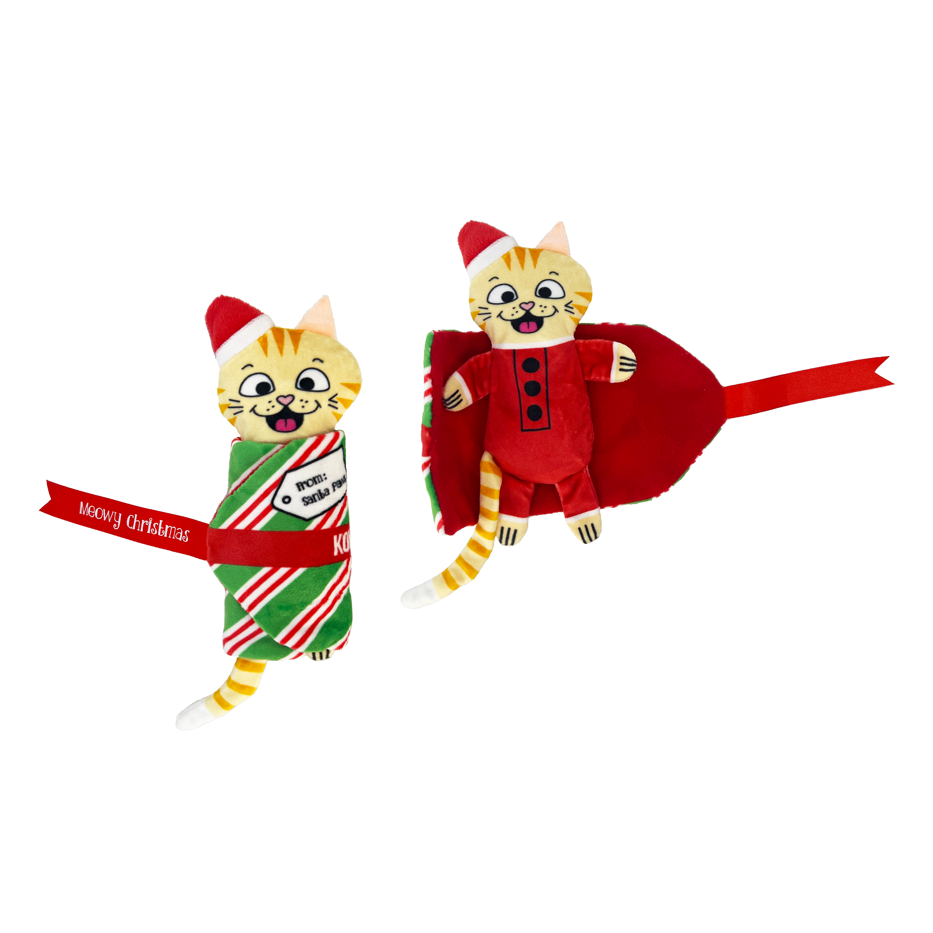 Kong Holiday Pull-A-Partz Present Cat Toy