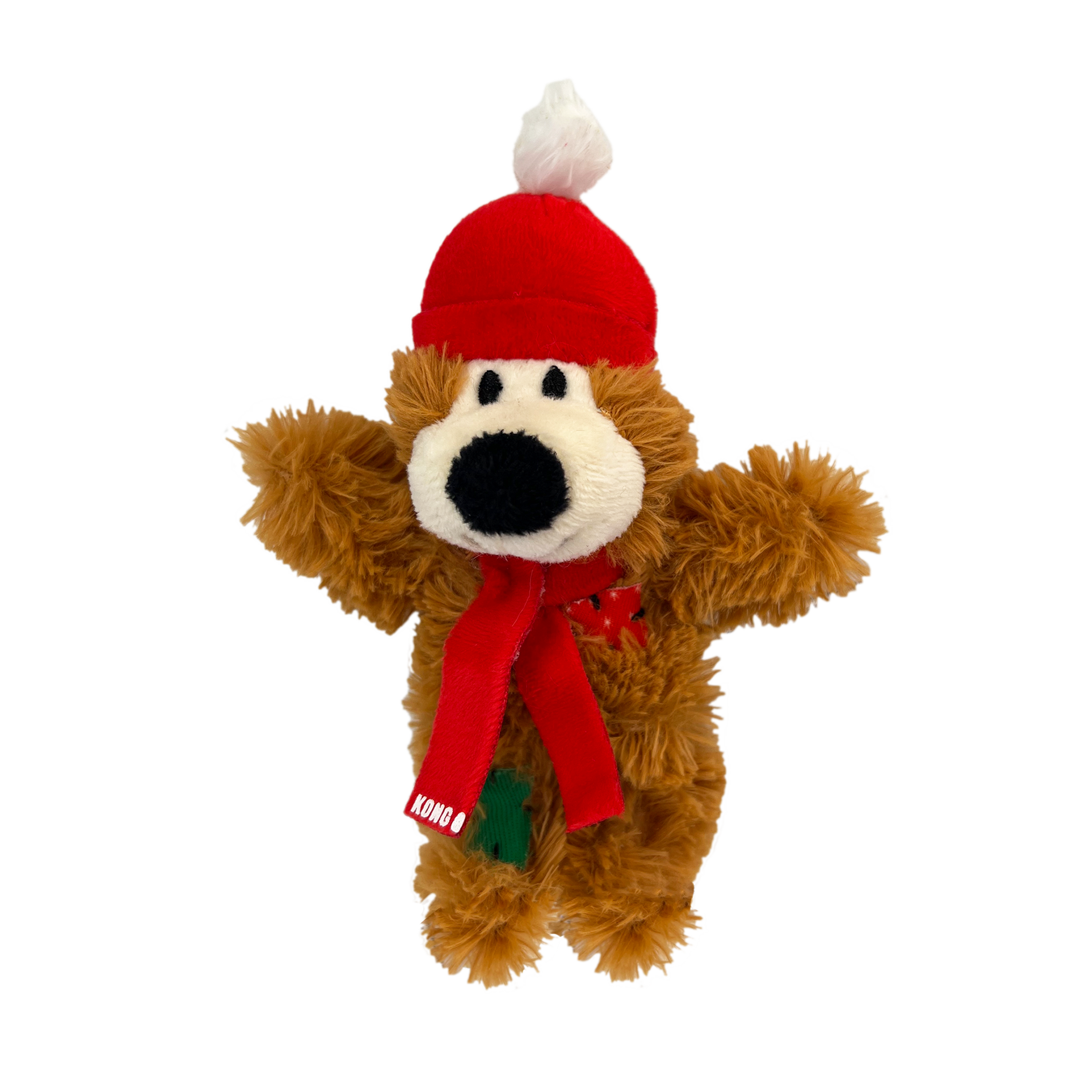 Kong Holiday Softies Bear Cat Toy