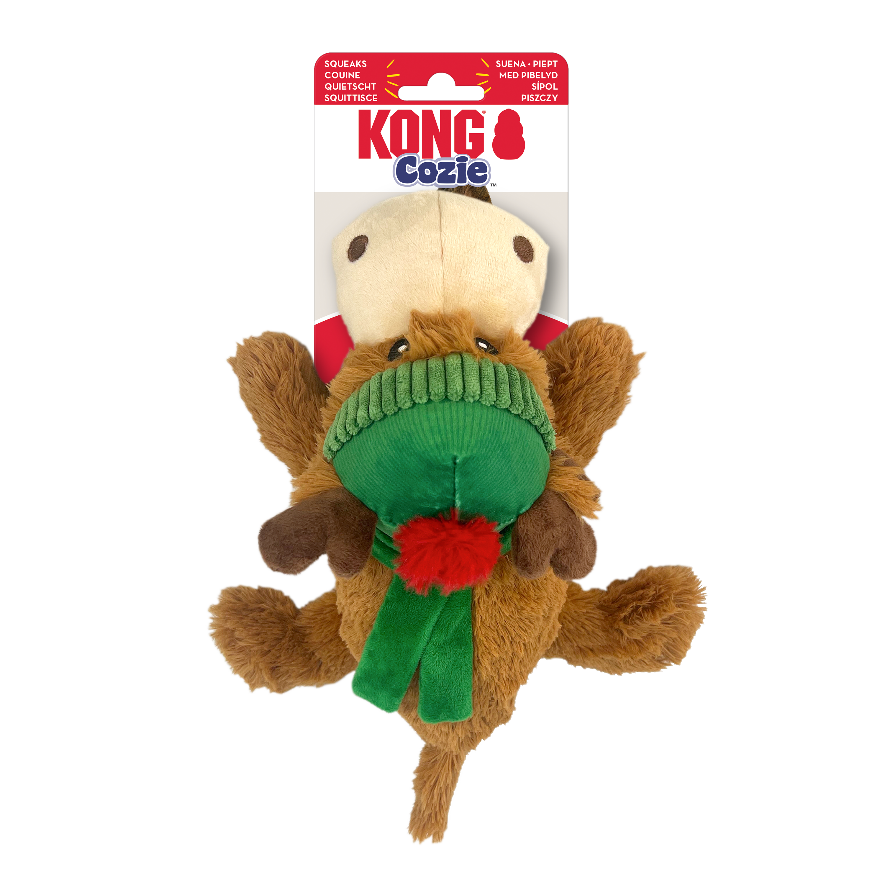 Kong Holiday Cozie Reindeer Dog Toy