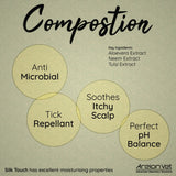 Areion Vet Silk Touch Herbal Pet Shampoo - Fortified With Aloe, Neem & Tulsi