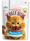 Basil Tender Bites Simply Salmon Bites Premium Cat Treats