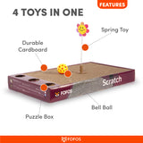 Fofos Rock & Roll Play Box Cat Scratcher Toy