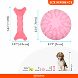 Fofos Milk Bone & Ball Puppy Teething Dog Toy Set