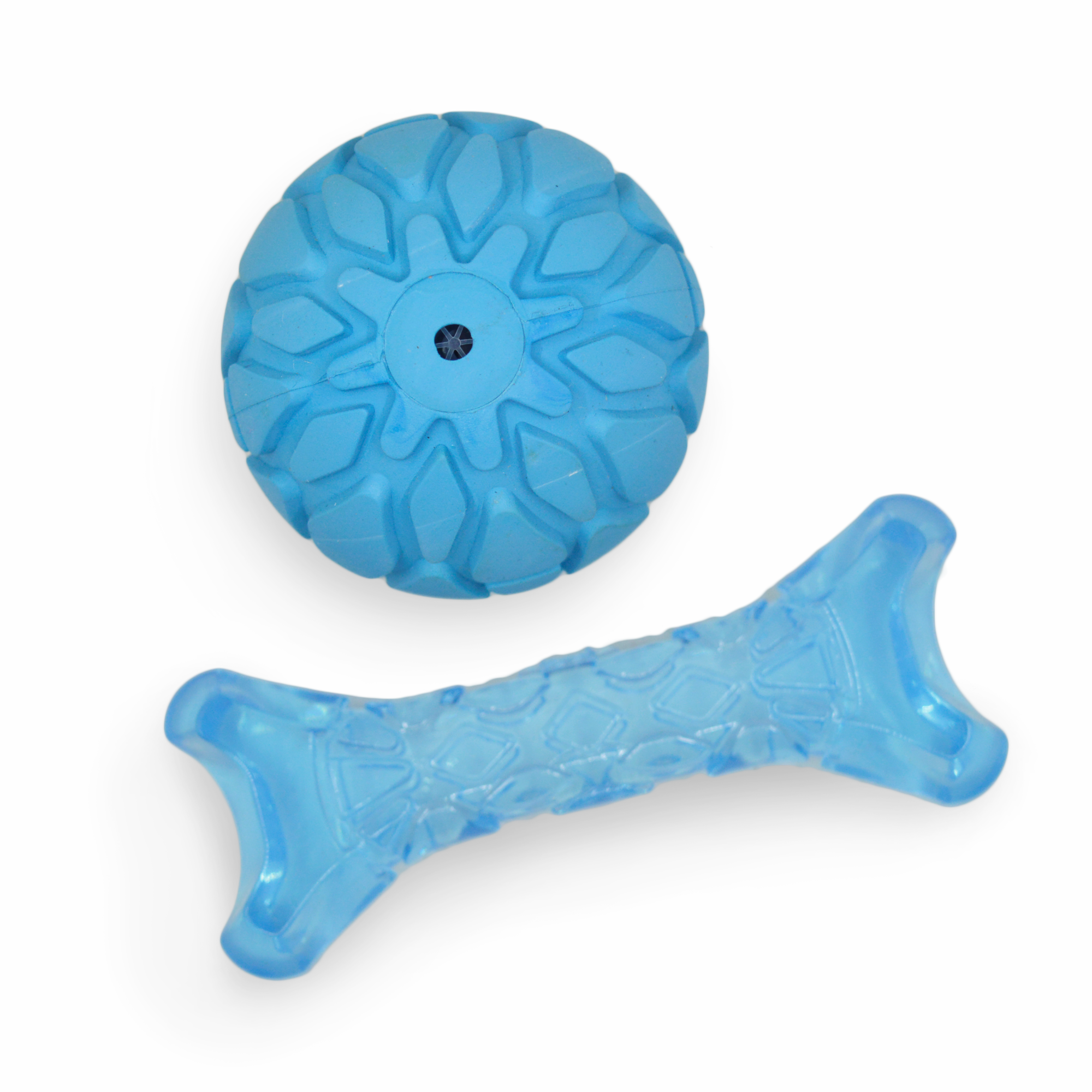 Fofos Milk Bone & Ball Puppy Teething Dog Toy Set