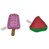 Fofos Watermelon With Popsicle Summer Cat Toy