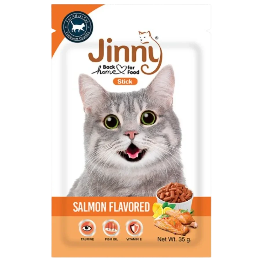 JerHigh : Jinny Stick Salmon Flavored Cat Snacks