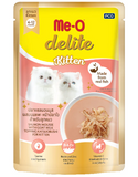 MeO Delite Salmon Mousse With Goat Milk Kitten Pouch