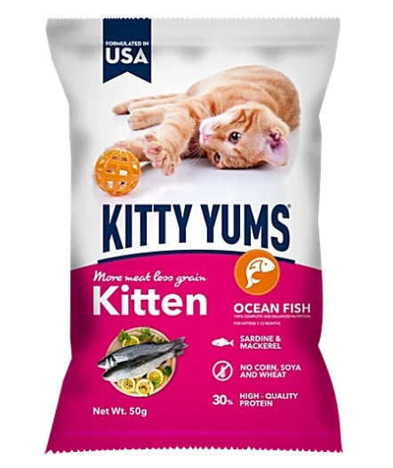 Kitty Yums Ocean Fish Kitten Dry Food