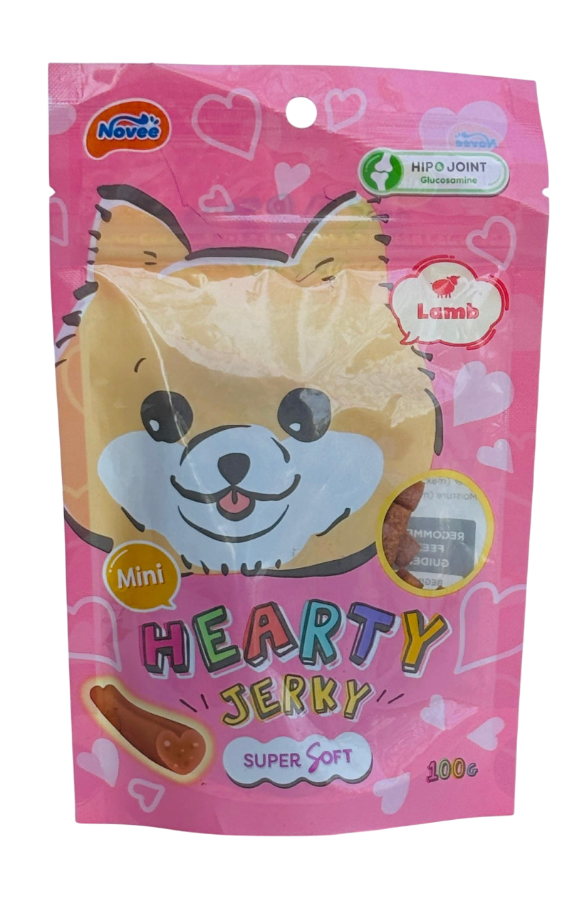NOVEE : Hearty Jerky Size Mini (Lamb Flavor) Dog Treats