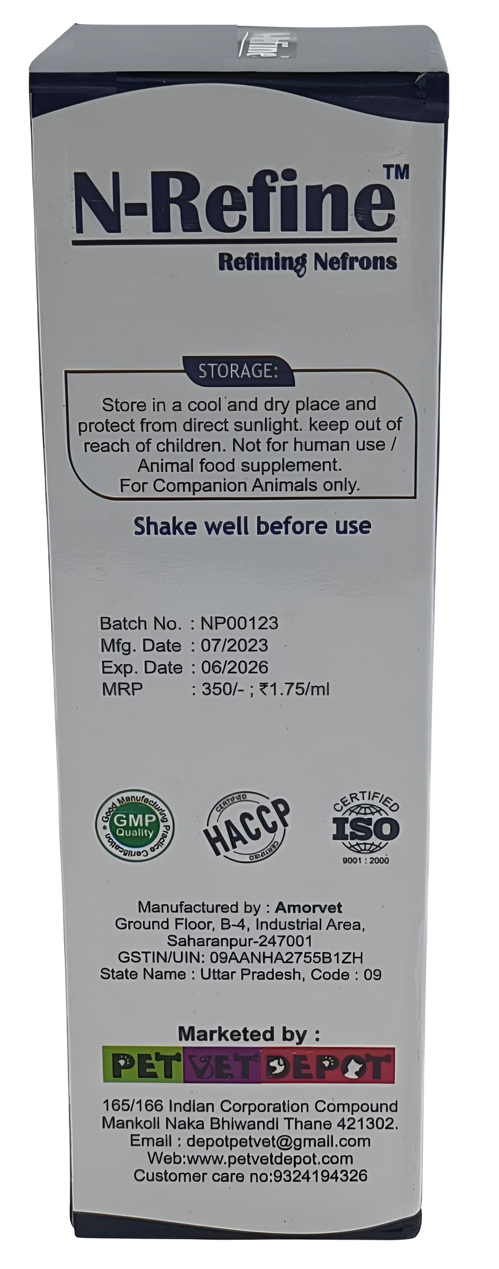 Amorvet N-Refine - Refining Nefrons Pet Syrup