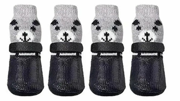 Nunbell Waterproof Anti-Slip Rubber Shoes Socks With Adjustable Drawstring (Colors May Vary)