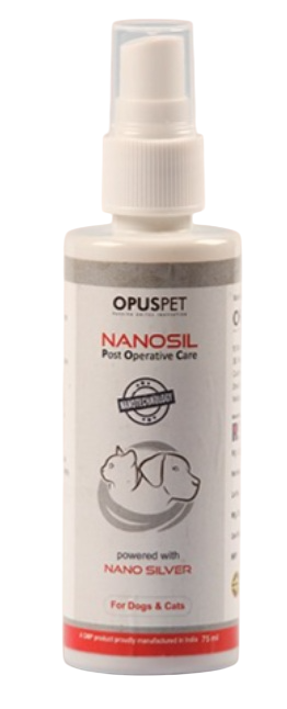 Opuspet: Nanosil Post-Operative Care Spray with Nano Silver – For Dogs & Cats