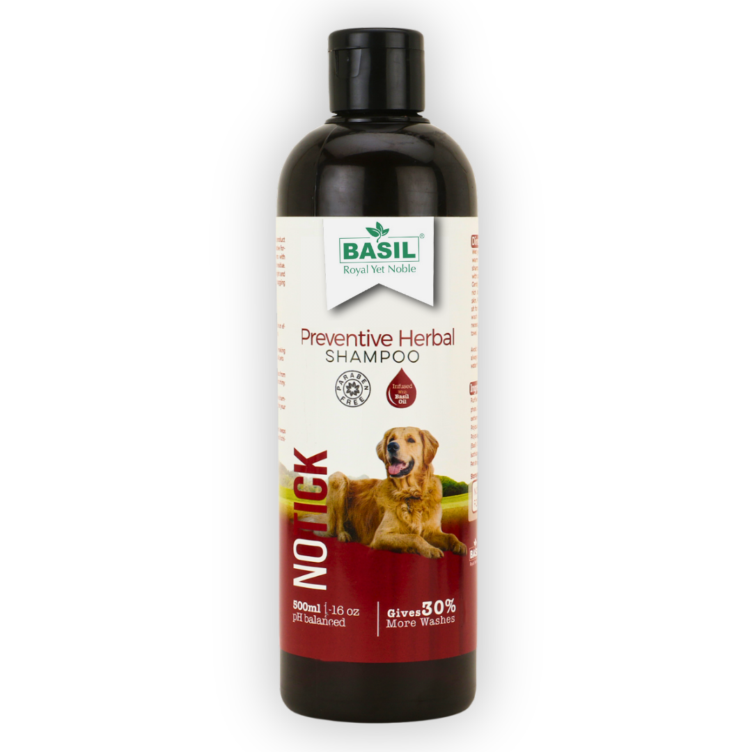 Basil: No Tick Preventive Herbal Shampoo