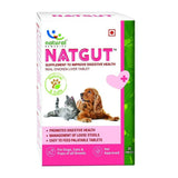 Natural Remedies : Natgut Digestive Health Supplement Tablets for Dogs & Cats