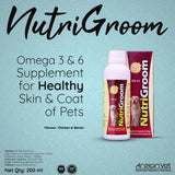 Areion Vet - Nutrigroom - Complete Omega & Coat Care Supplement for Dogs