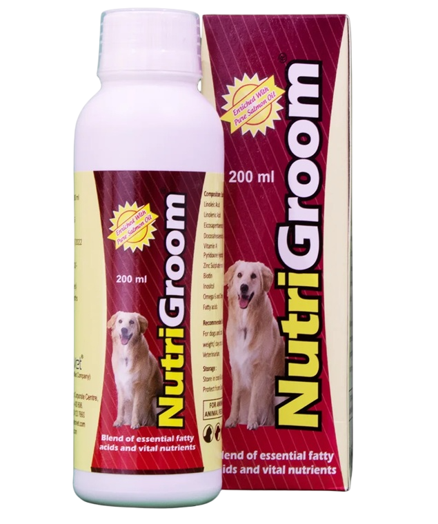 Areion Vet - Nutrigroom - Complete Omega & Coat Care Supplement for Dogs