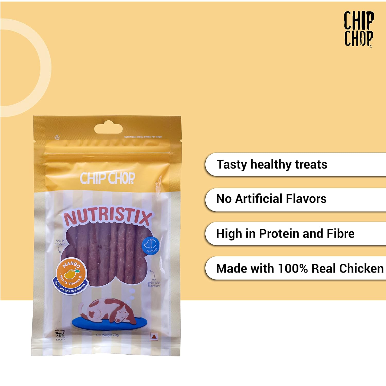 Chip Chops : Nutristix Mango Flavor Dog Treats