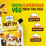 Basil : Nutty Buddy Peanut Butter with Flax Seeds for Dogs & Puppies