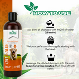 Basil Oats & Aloe Pet Moisturizing Shampoo