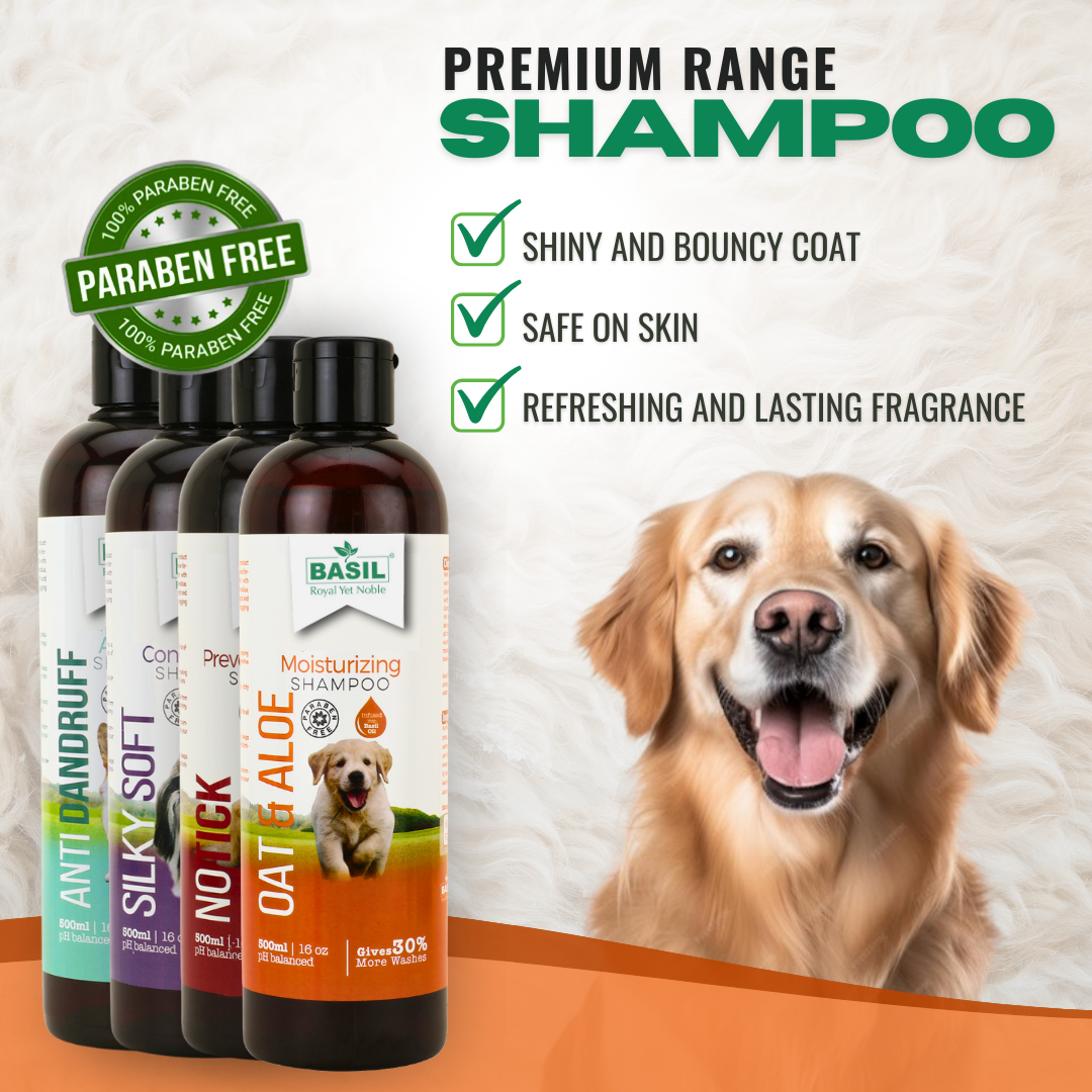 Basil Oats & Aloe Pet Moisturizing Shampoo