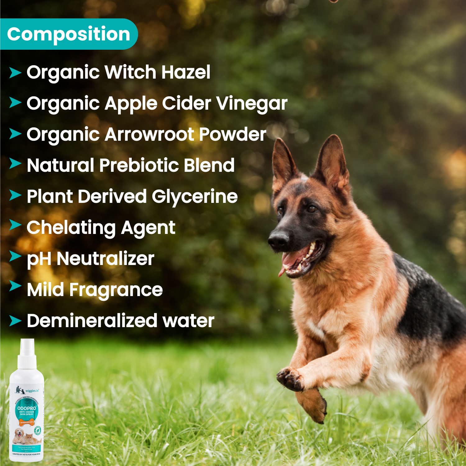 Wiggles Odopro Anti-Odour Skin Spray (Refreshing Mist)