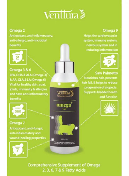 Venttura: Omega+ Cat Supplement