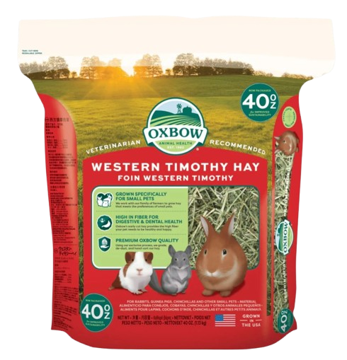 Oxbow Western Timothy Hay for Rabbits, Guinea Pigs & Other Small Pets