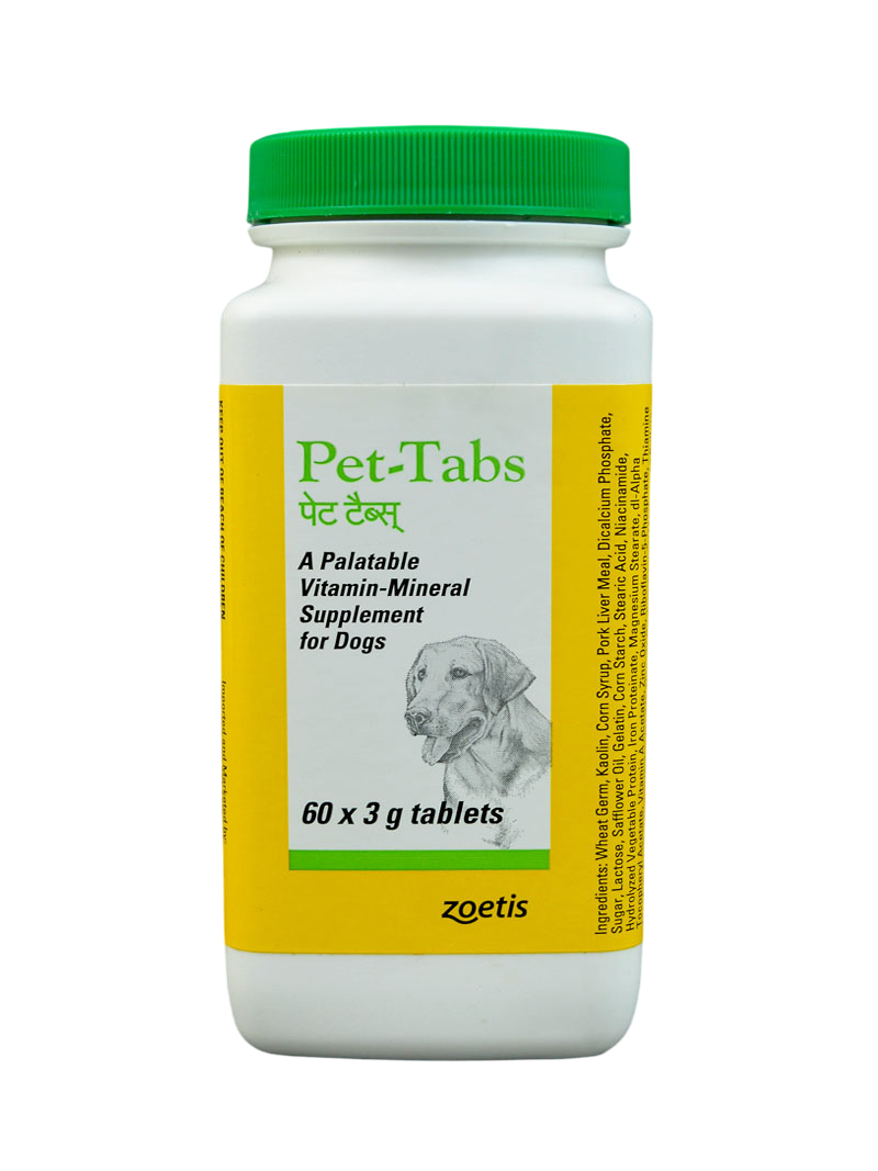 Zoetis : Pet-Tabs Vitamin Mineral Tablets for Dogs
