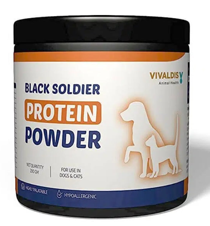 Vivaldis Black Soldier Protein Powder for Dogs & Cats