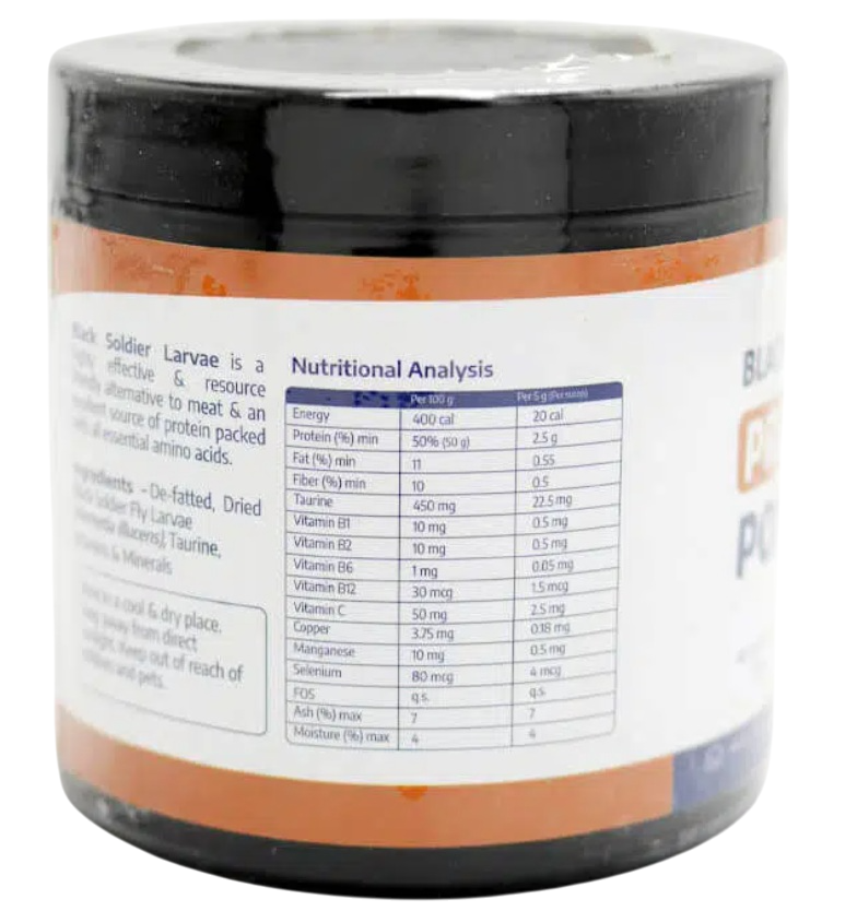 Vivaldis Black Soldier Protein Powder for Dogs & Cats