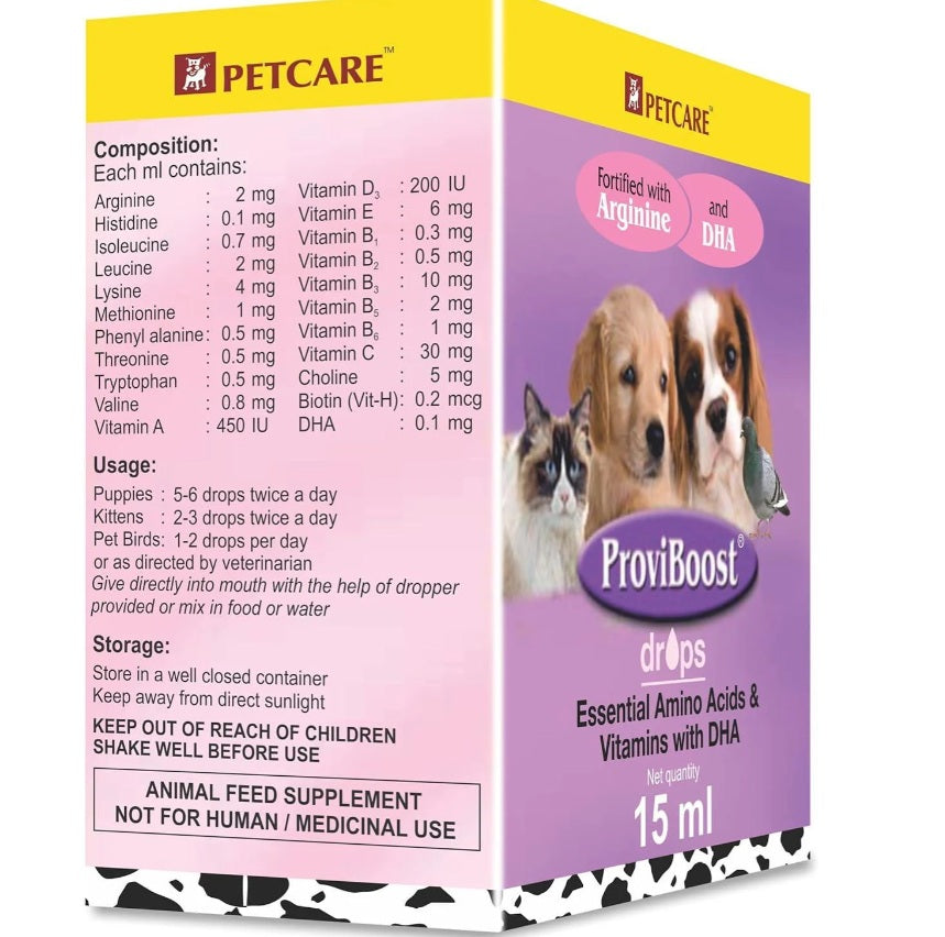 PETCARE : ProviBoost Drops for Dogs & Cats