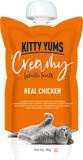 Kitty Yums : Creamy Lickable Cat Treat – Real Chicken Squeeze Tube