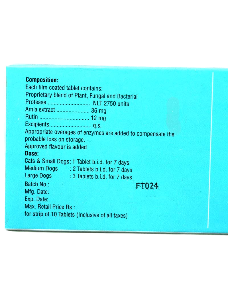 Vivaldis : Relaxzyme Natural Enzyme Based Supplement Tablets for Dogs and Cats