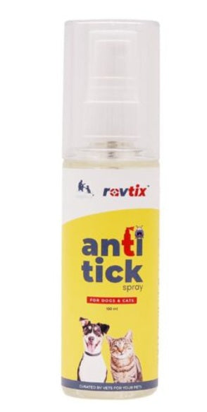 Wiggles Ravtix Anti-Tick Spray for Dogs & Cats