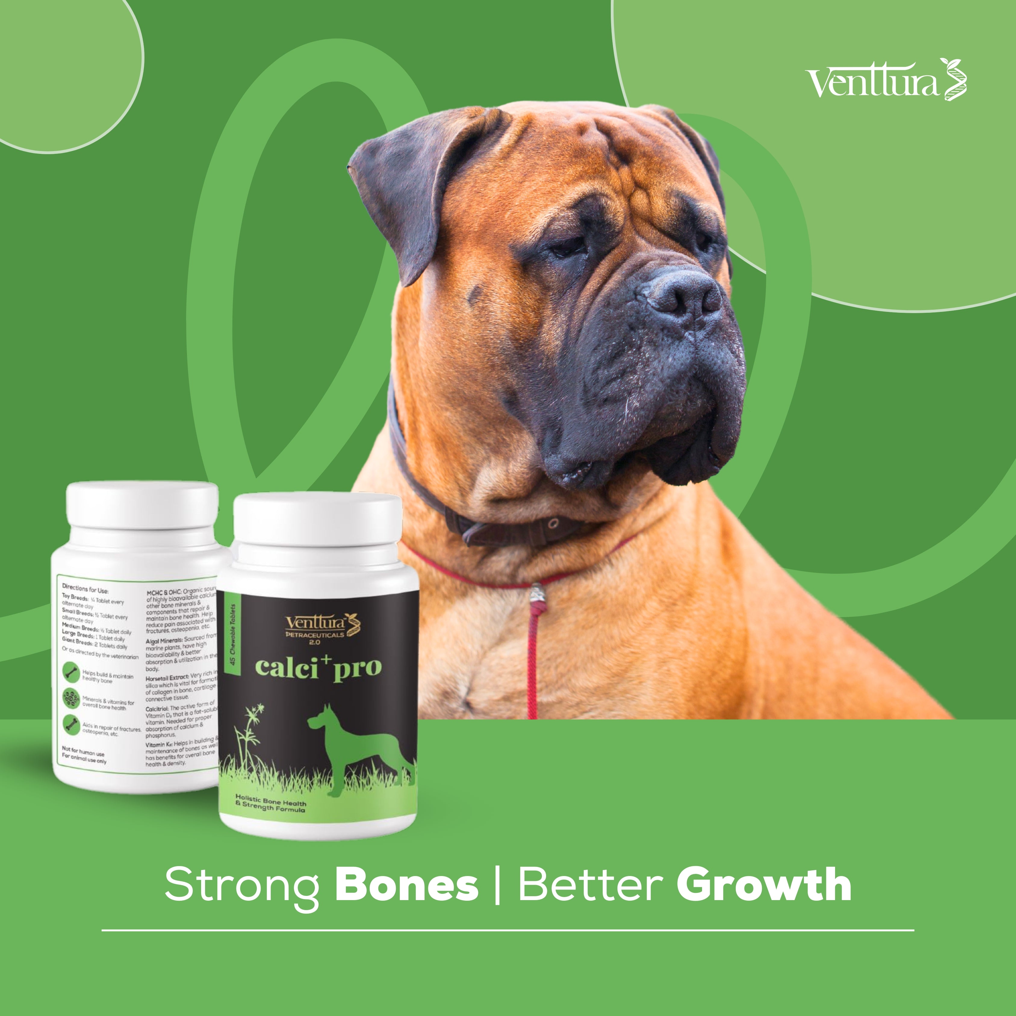 Venttura Calci+ Pro Chewable Tablets for Pets