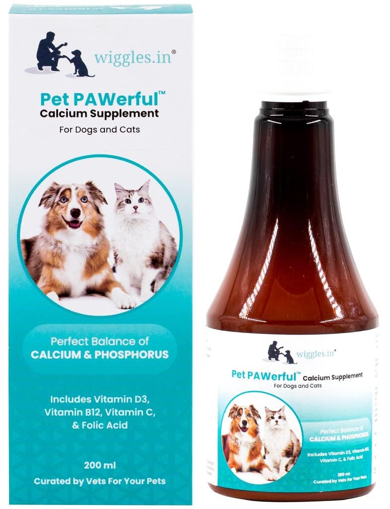 Wiggles Pet PAWerful Calcium Supplement for Dogs & Cats
