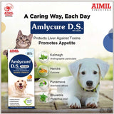 AIMIL Amlycure D.S Pet Liquid - A Polyherbal Liver Corrective & Protective in Desired Strength - Mango Flavour