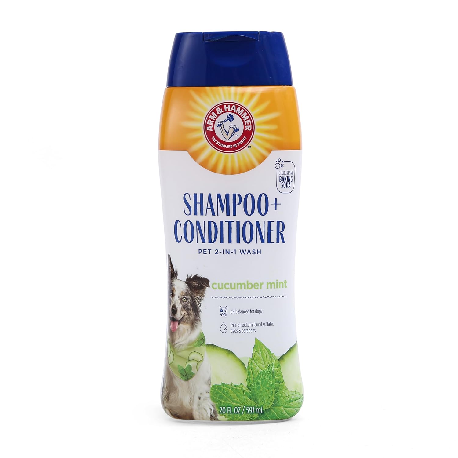 Arm & Hammer Dog 2 In 1 Shampoo + Conditioner - Cucumber Mint