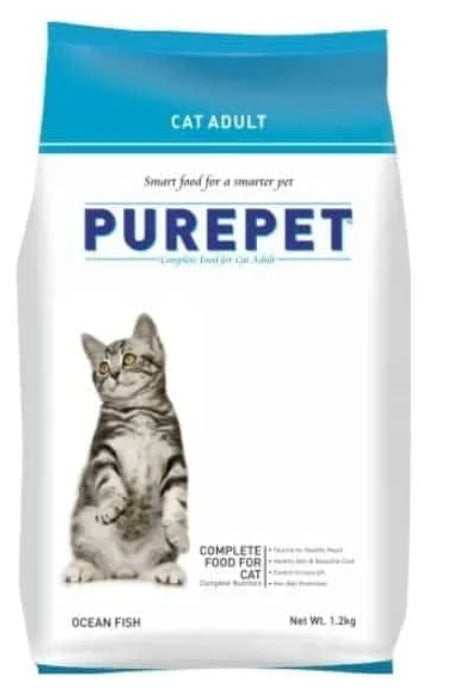 Purepet Ocean Fish Adult Cat Dry Food