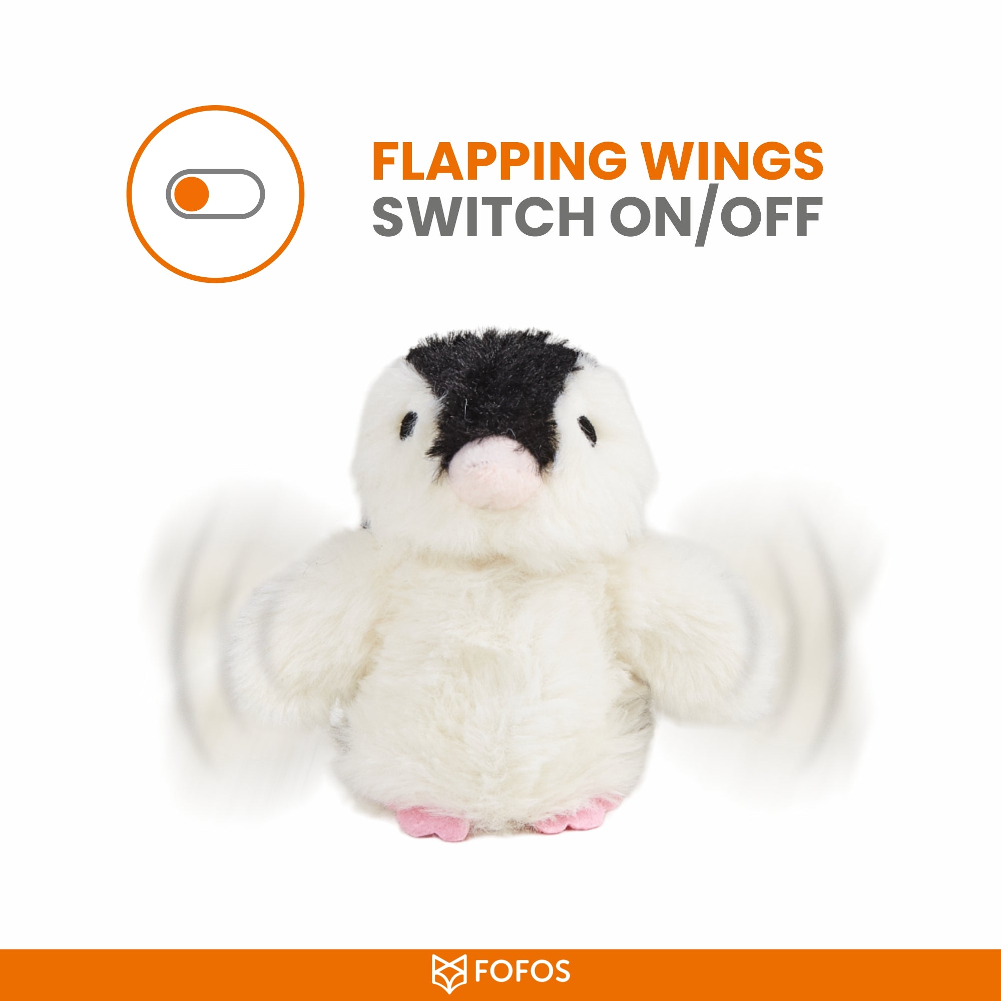 Fofos Swinging Penguin Cat Toy