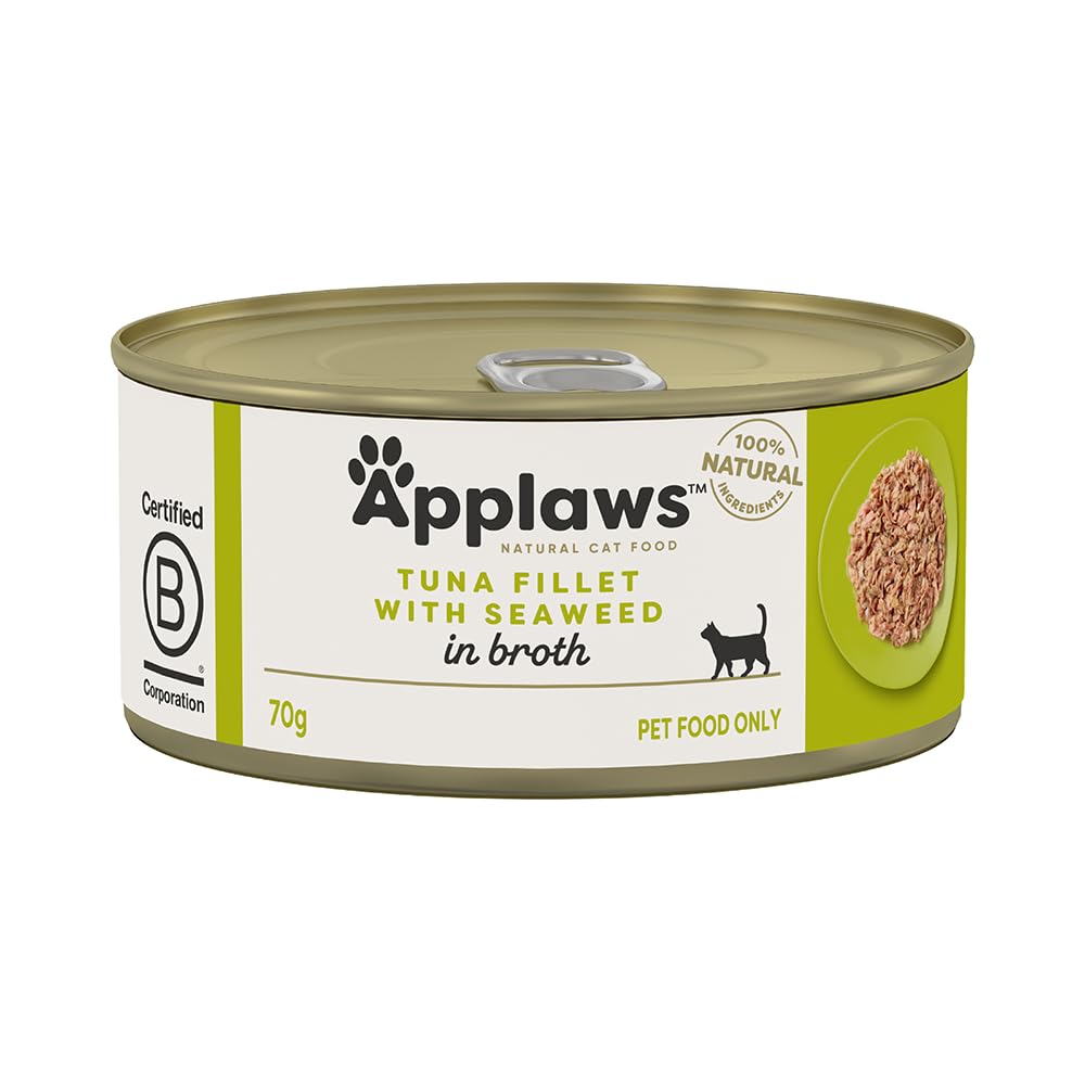 Applaws Tuna Fillet And Seaweed In Borth Cat Tin