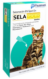 Pazuvet Healthcare SelaGold – Selamectin 6% Spot-On for Cats (2.5–7.5kg)