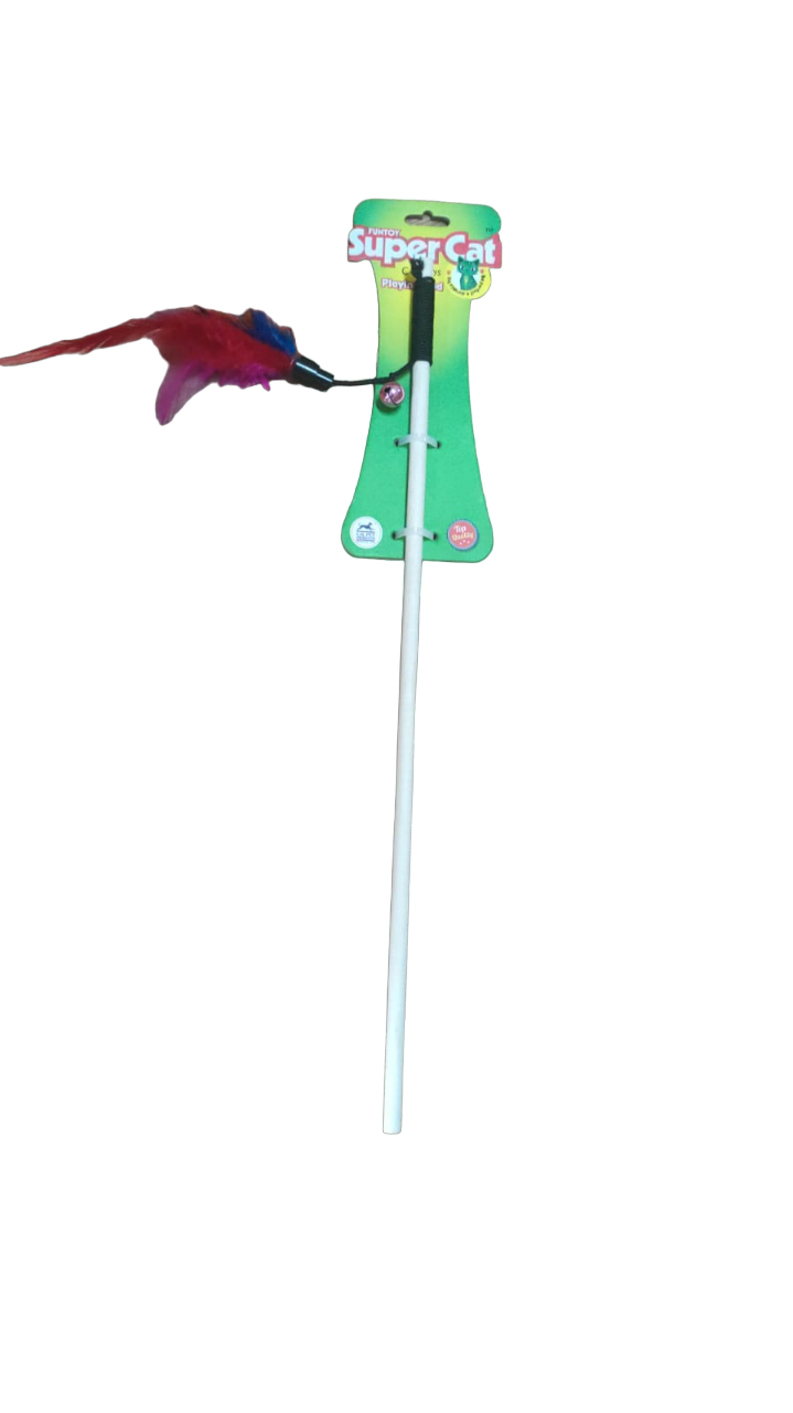 Lal Pet Super Fun Wooden Teaser Cat Toy