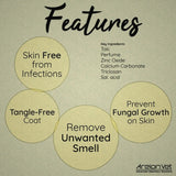 Areion Vet Petalc Ultra Fine Perfumed Talc