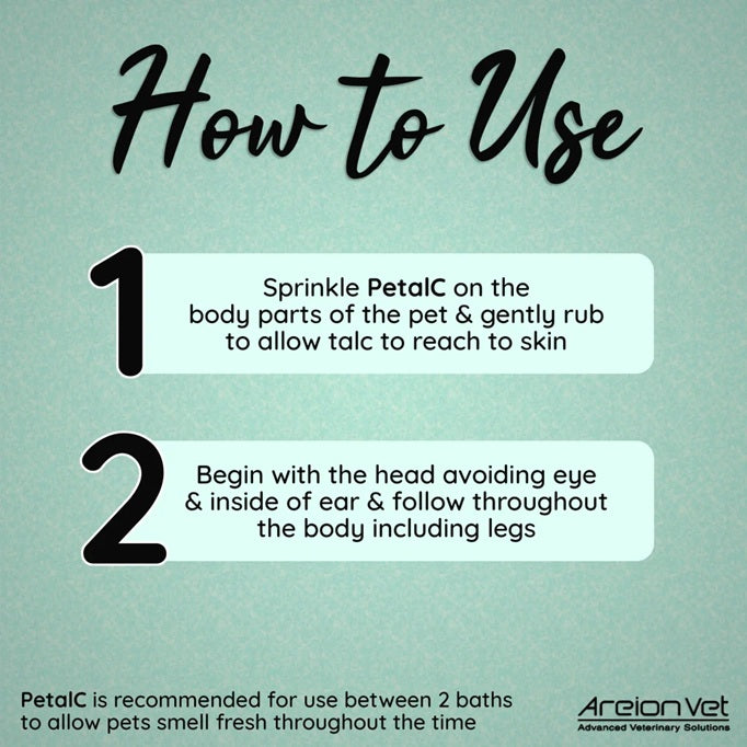 Areion Vet Petalc Ultra Fine Perfumed Talc